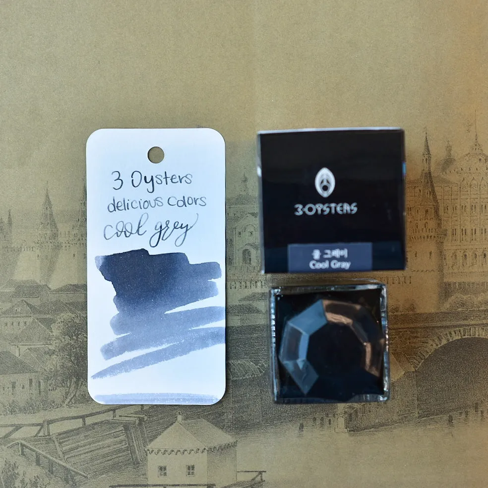 3 Oysters Cool Gray Ink Bottle