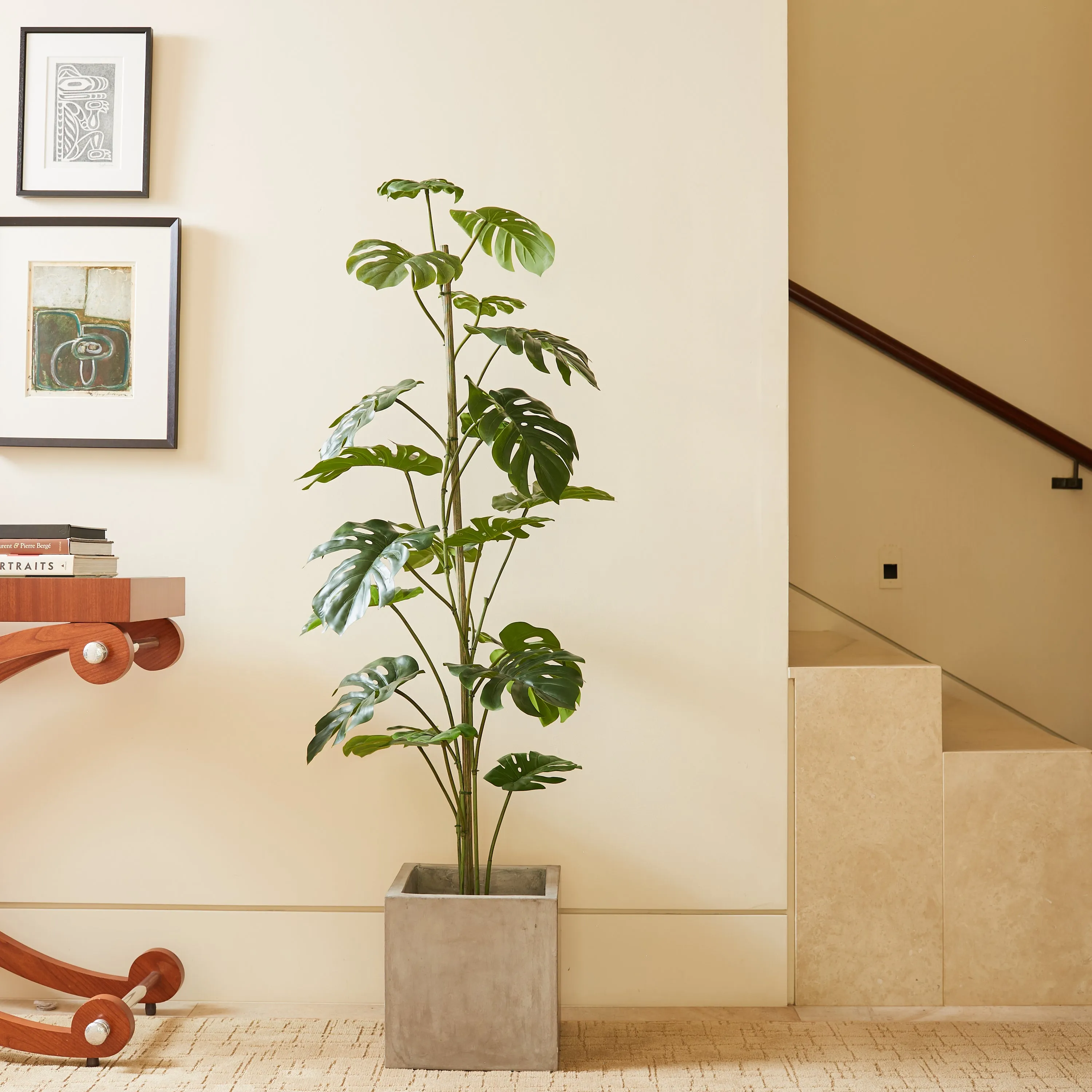 5' Artificial Monstera Tree