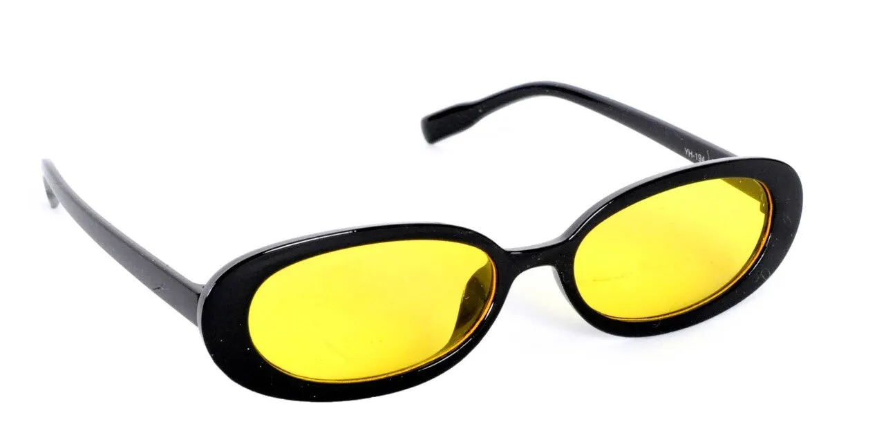 90s Rapper Specs, Yellow Lens