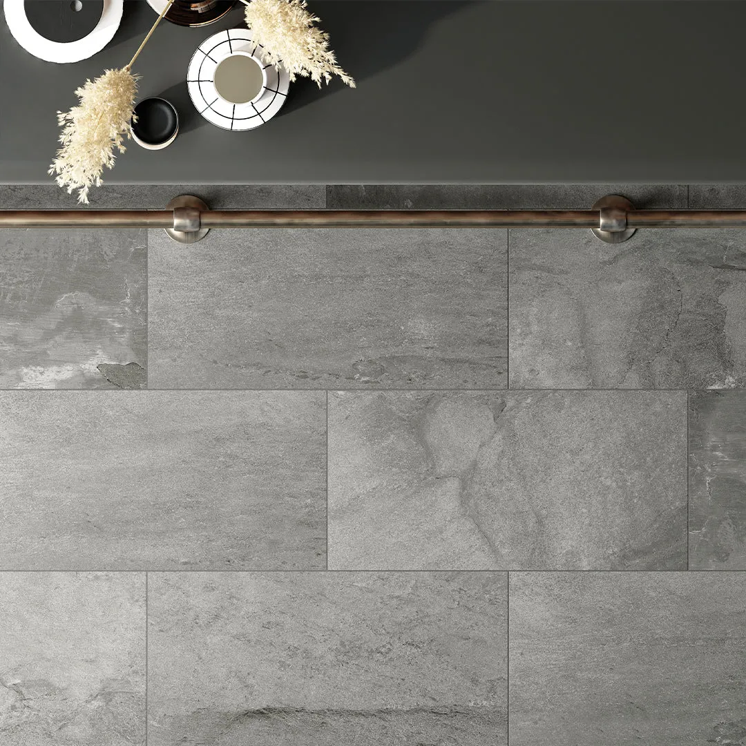 Arkham Gray, 12" x 24" - Porcelain Tile