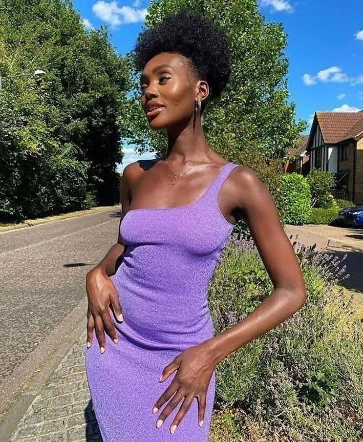 Bec & Bridge Adalane Asym Knit Lavender Dress