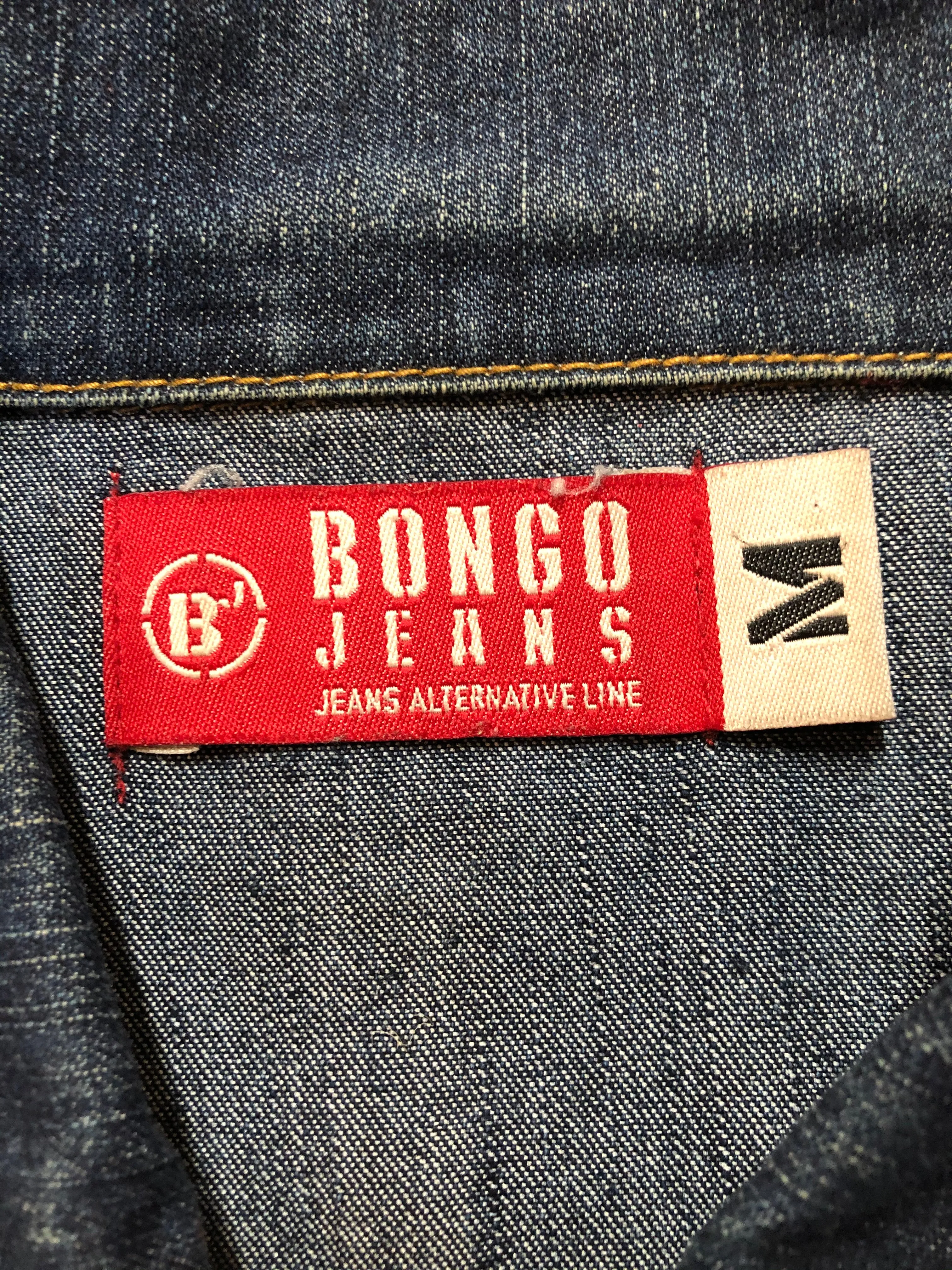 Bongo Jeans Cropped Dark Wash Denim Jacket, SOLD