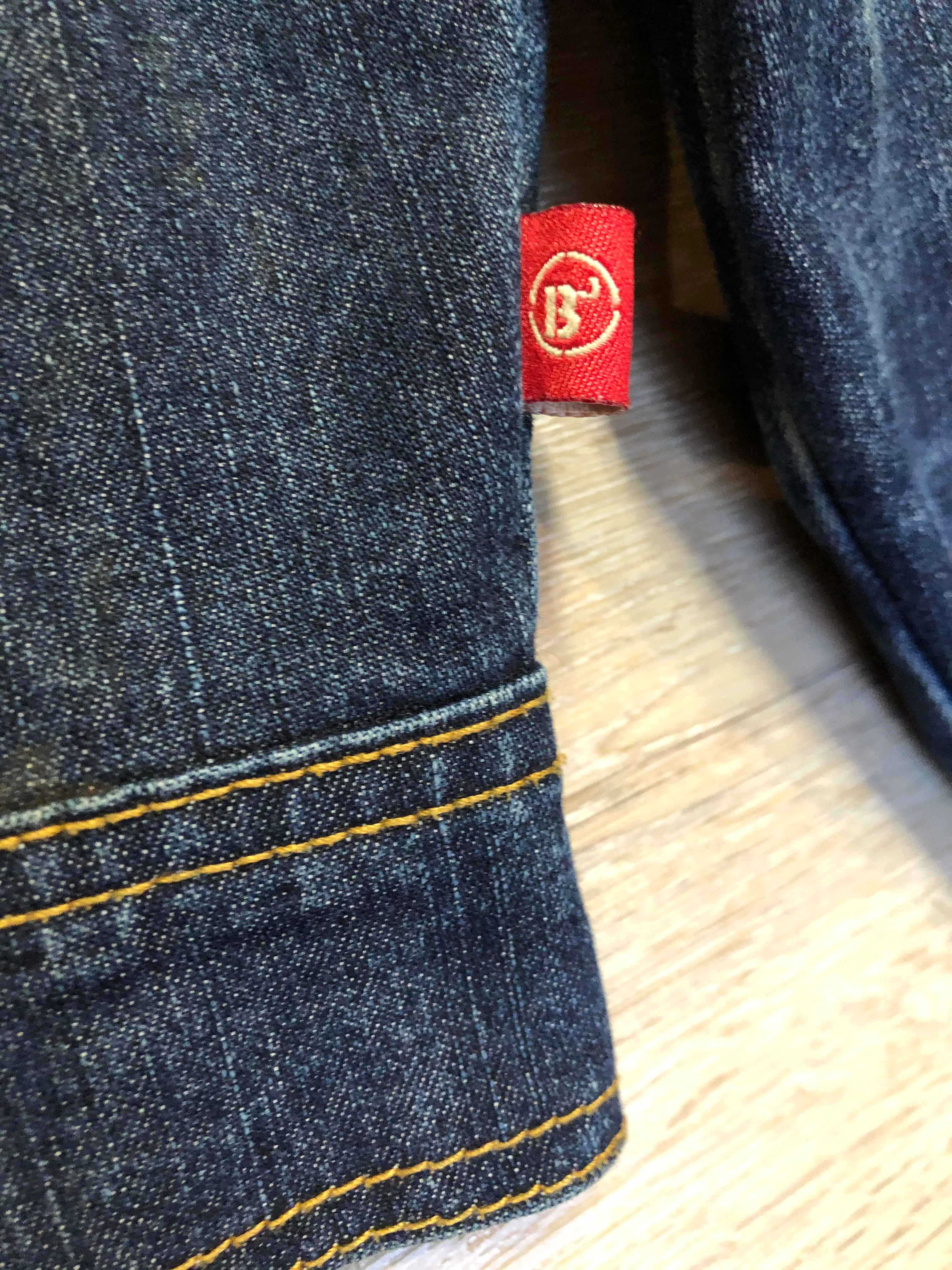 Bongo Jeans Cropped Dark Wash Denim Jacket, SOLD