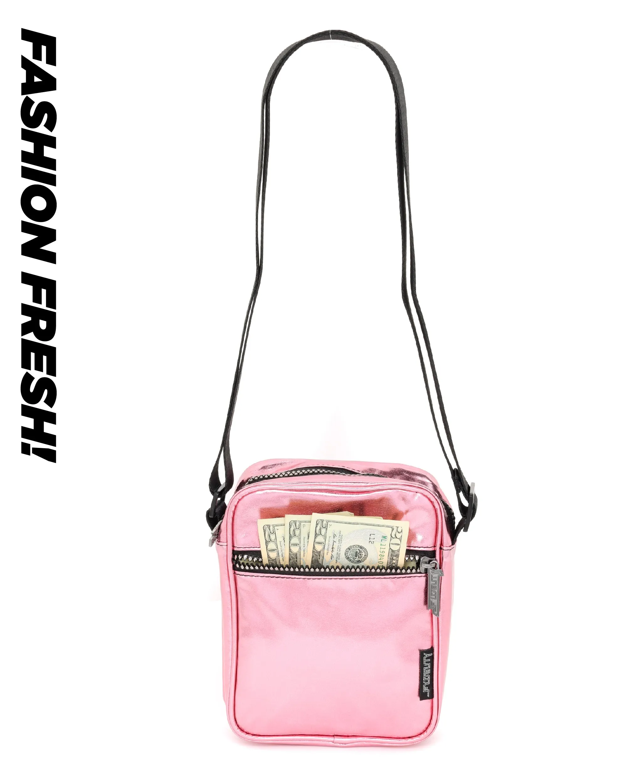 Brick Bag | Crossbody | Metallic Pink