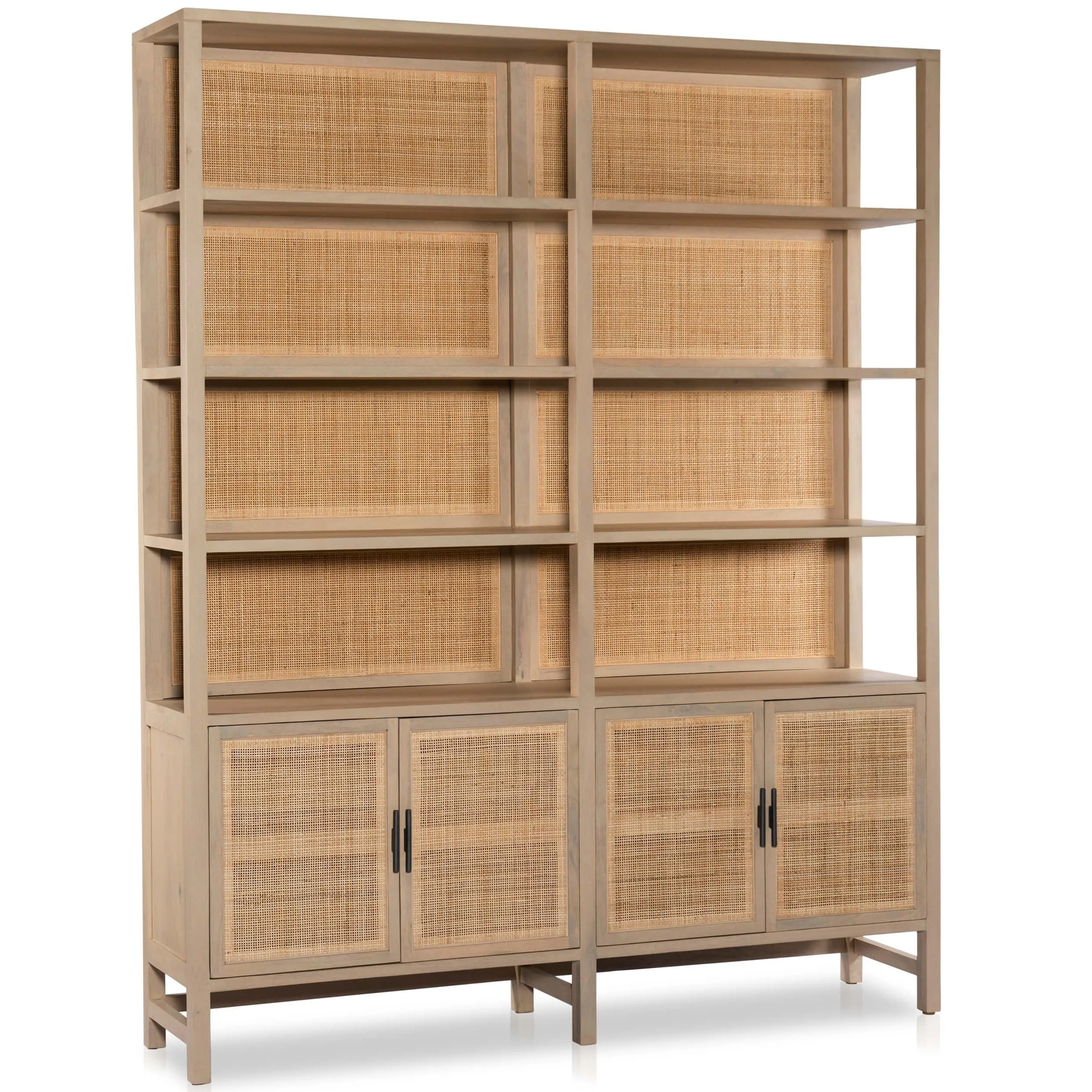 Caprice Wide Bookshelf, Natural