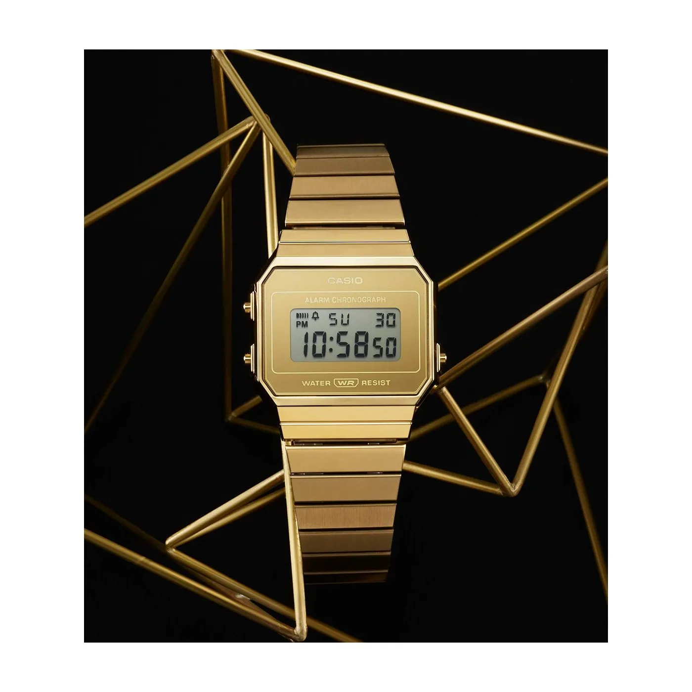 Casio Vintage Yellow Gold Digital Watch
