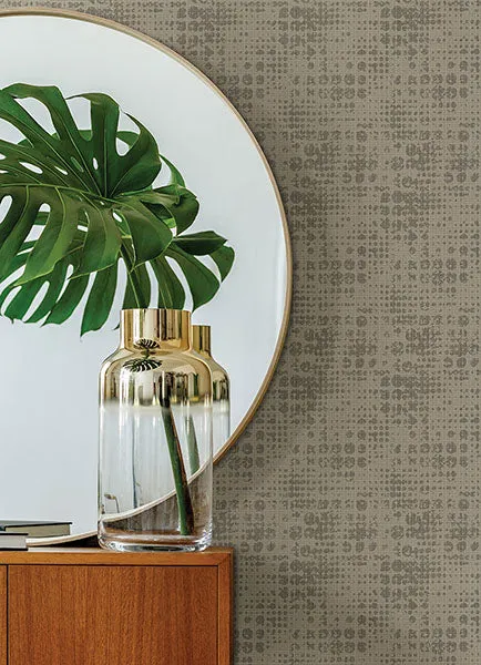 Celeste Gold Geometric Wallpaper from the Lustre Collection