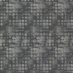 Celeste Silver Geometric Wallpaper from the Lustre Collection