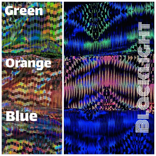 Dazzle Green: Holographic UV Blacklight Reactive Meggings - Abstract Trippy Tribal Print Mens Leggings