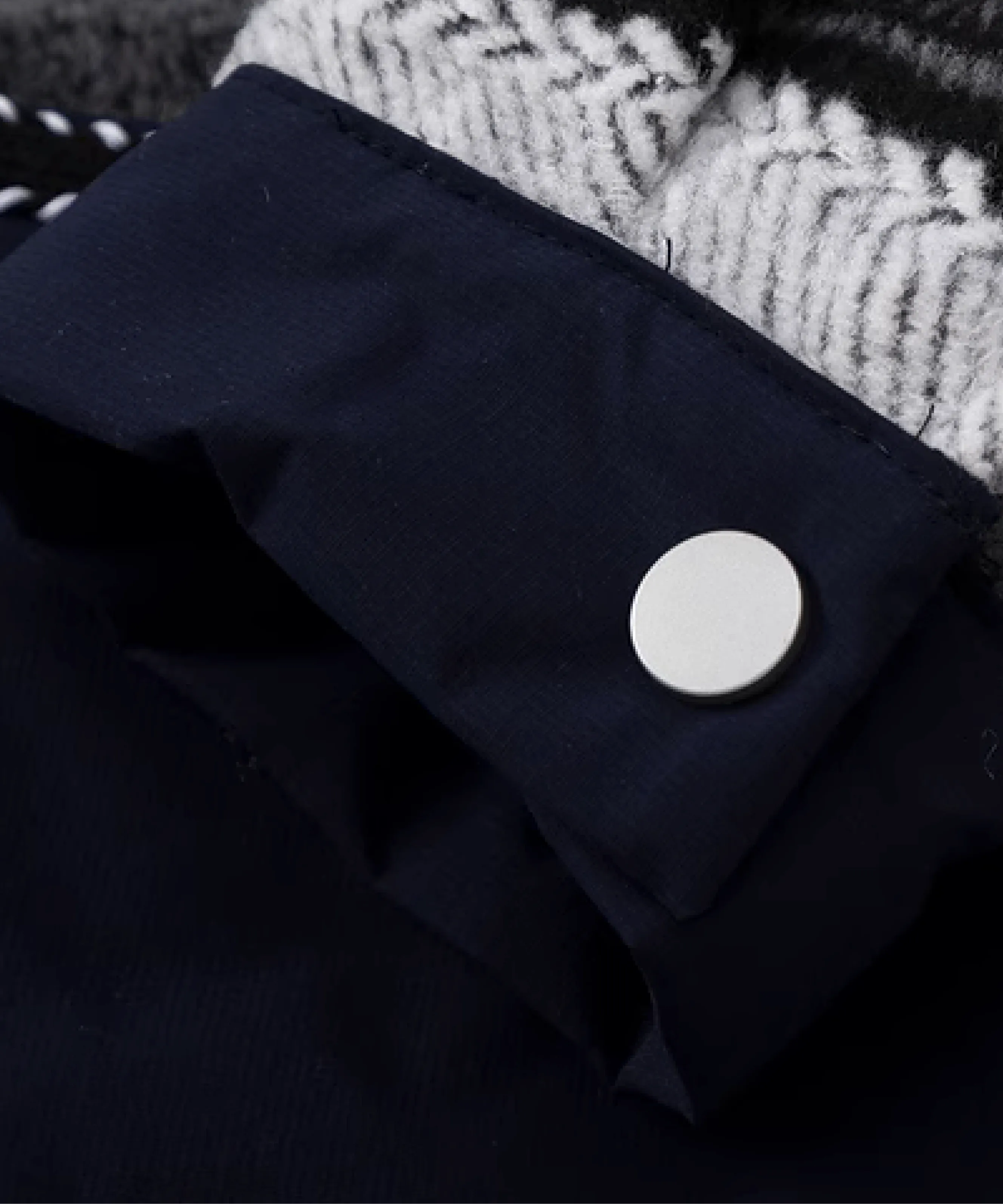 Exotic Pattern Inner Down Coat