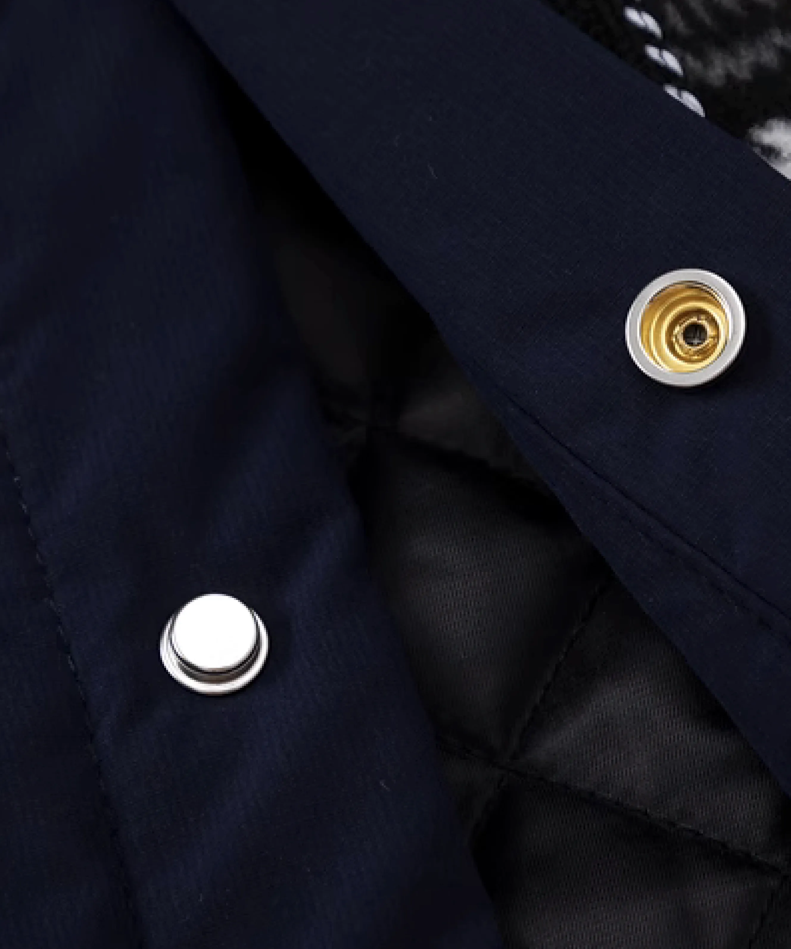 Exotic Pattern Inner Down Coat