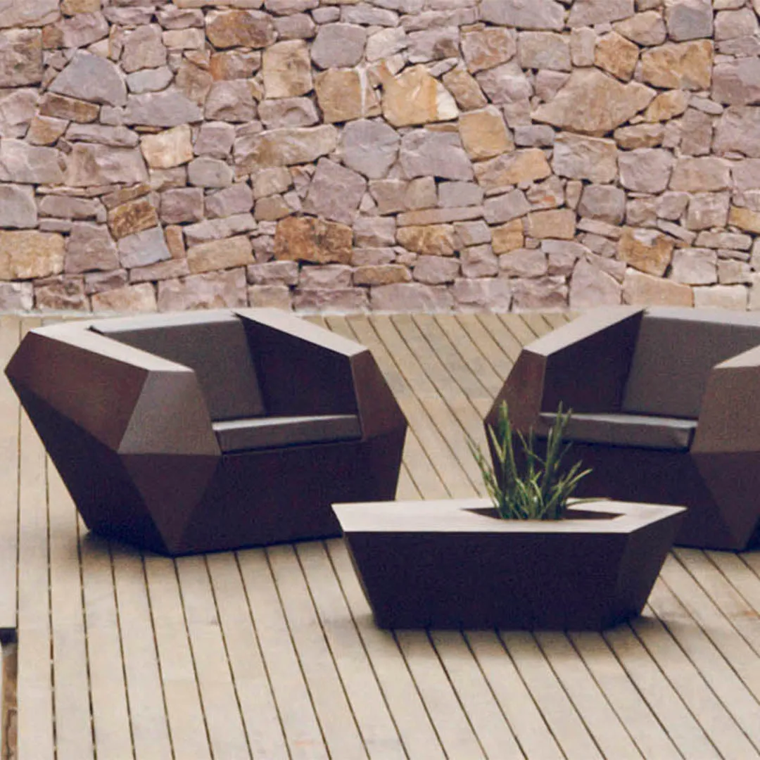 Faz Lounge Chair with Cushion - Modern Patio Furniture