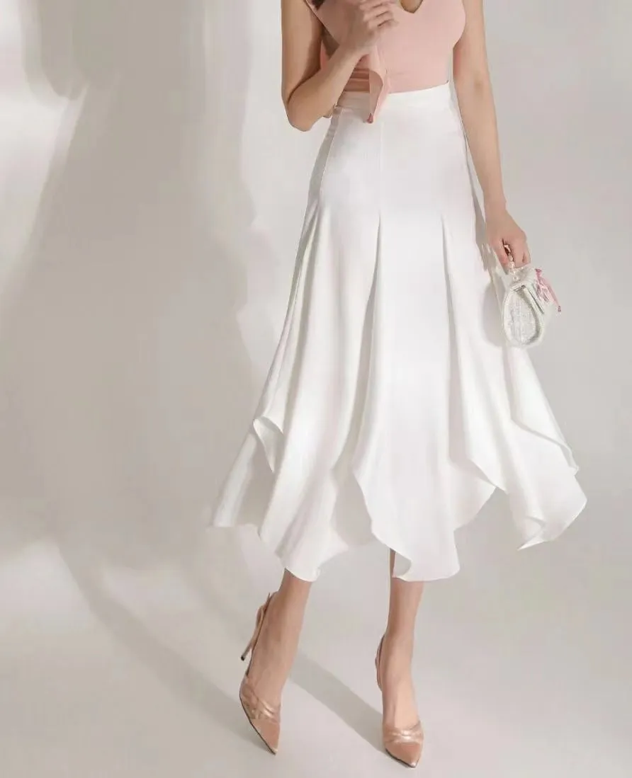 Flowy Layered Midi Skirt