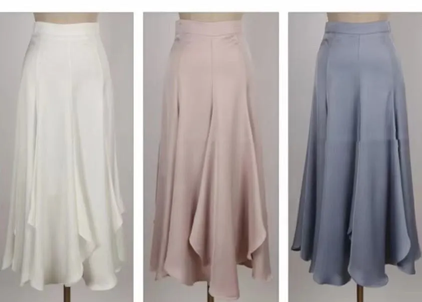 Flowy Layered Midi Skirt