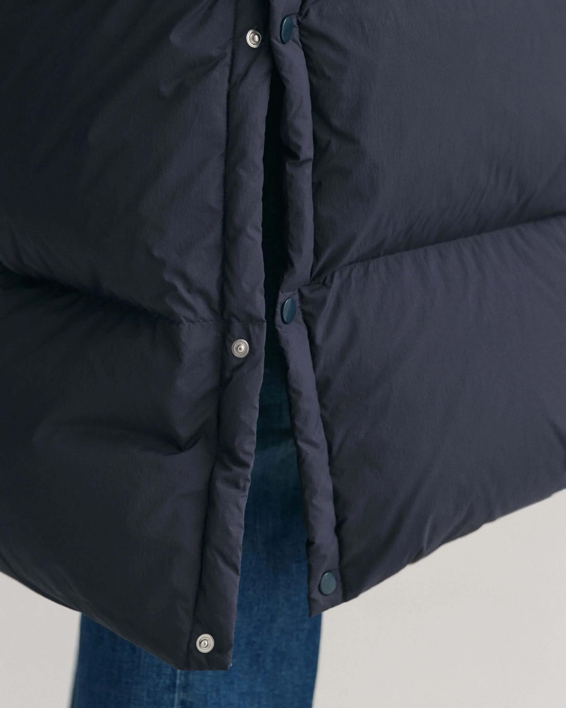 Full Length Down Coat - Evening Blue