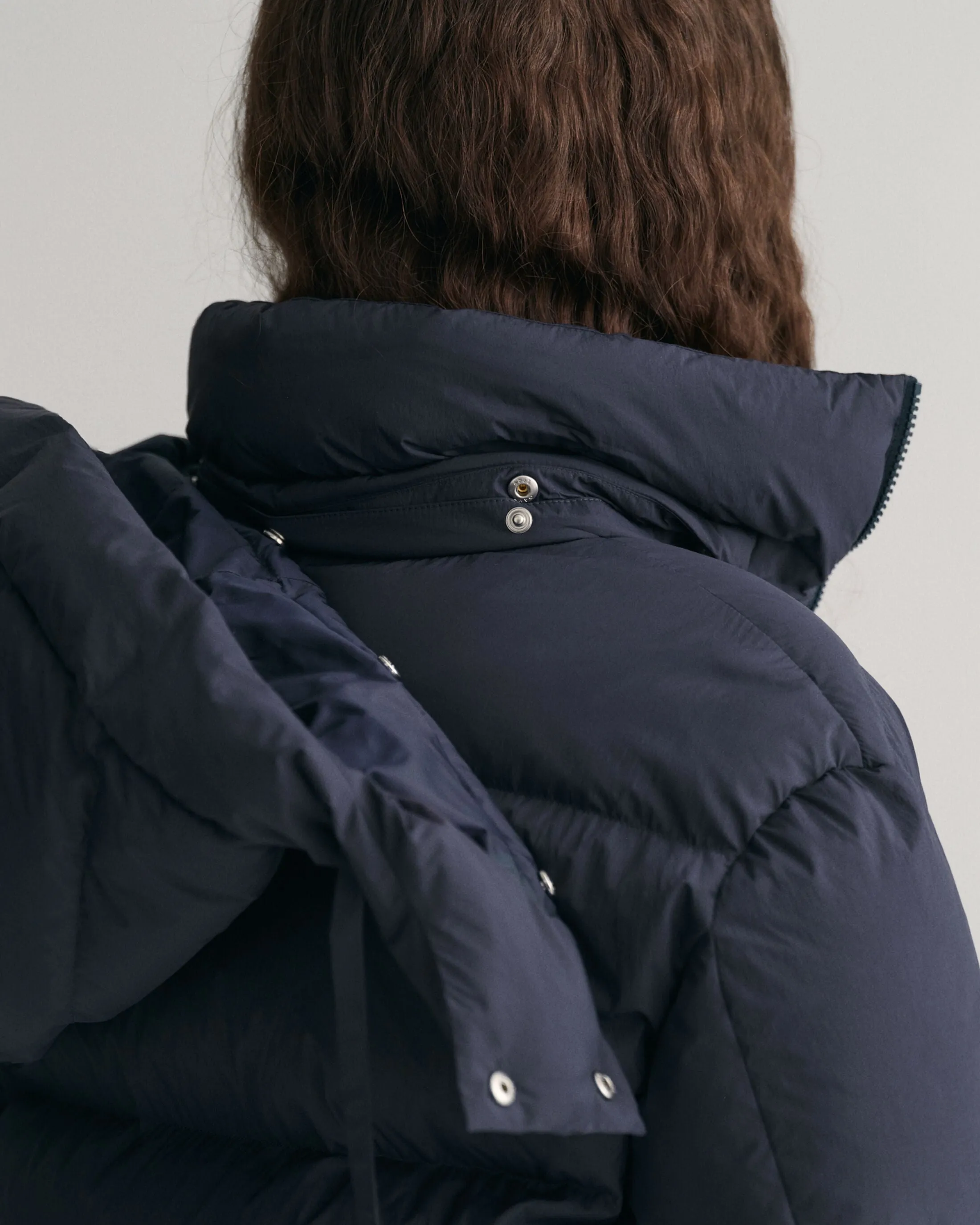 Full Length Down Coat - Evening Blue