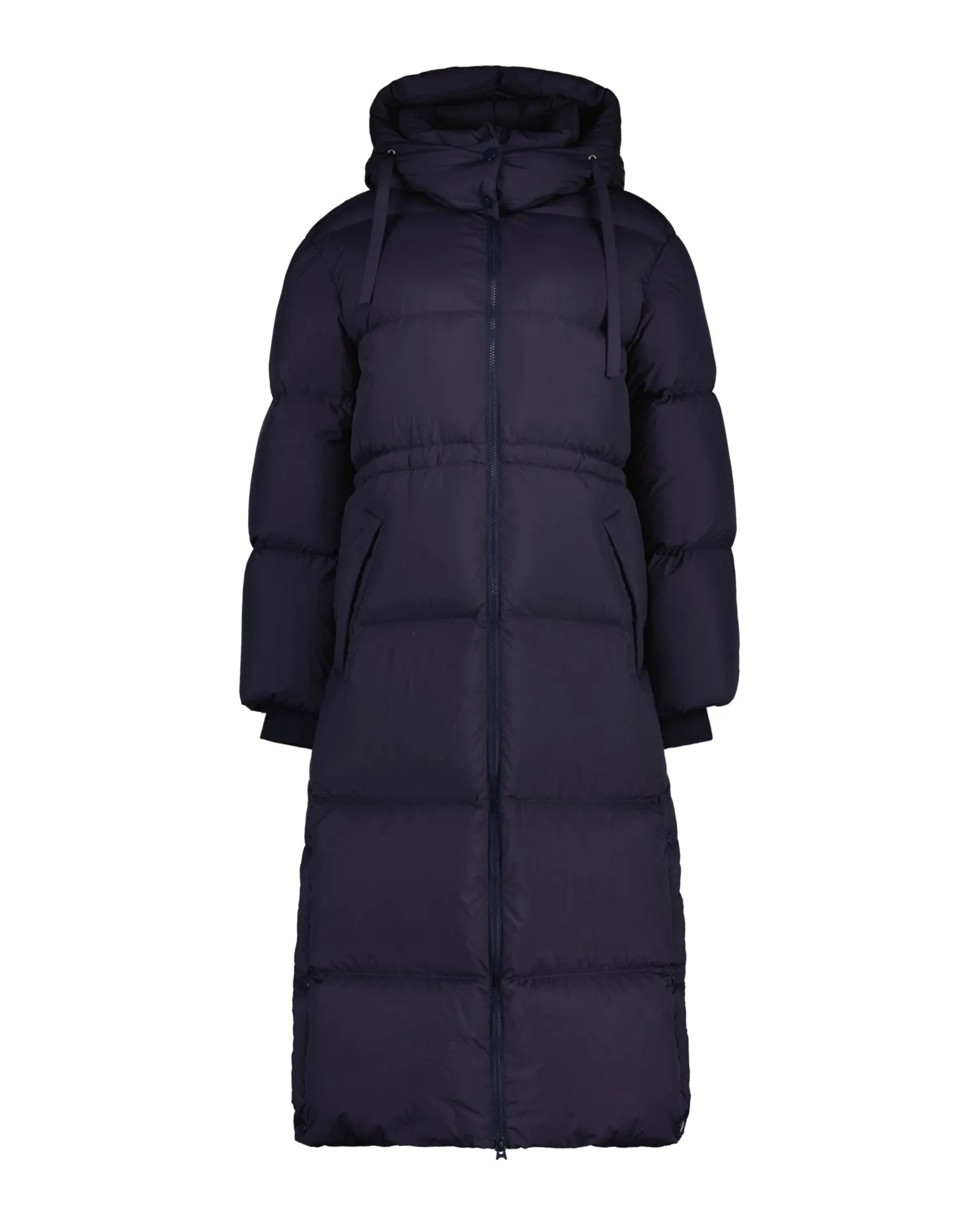 Full Length Down Coat - Evening Blue