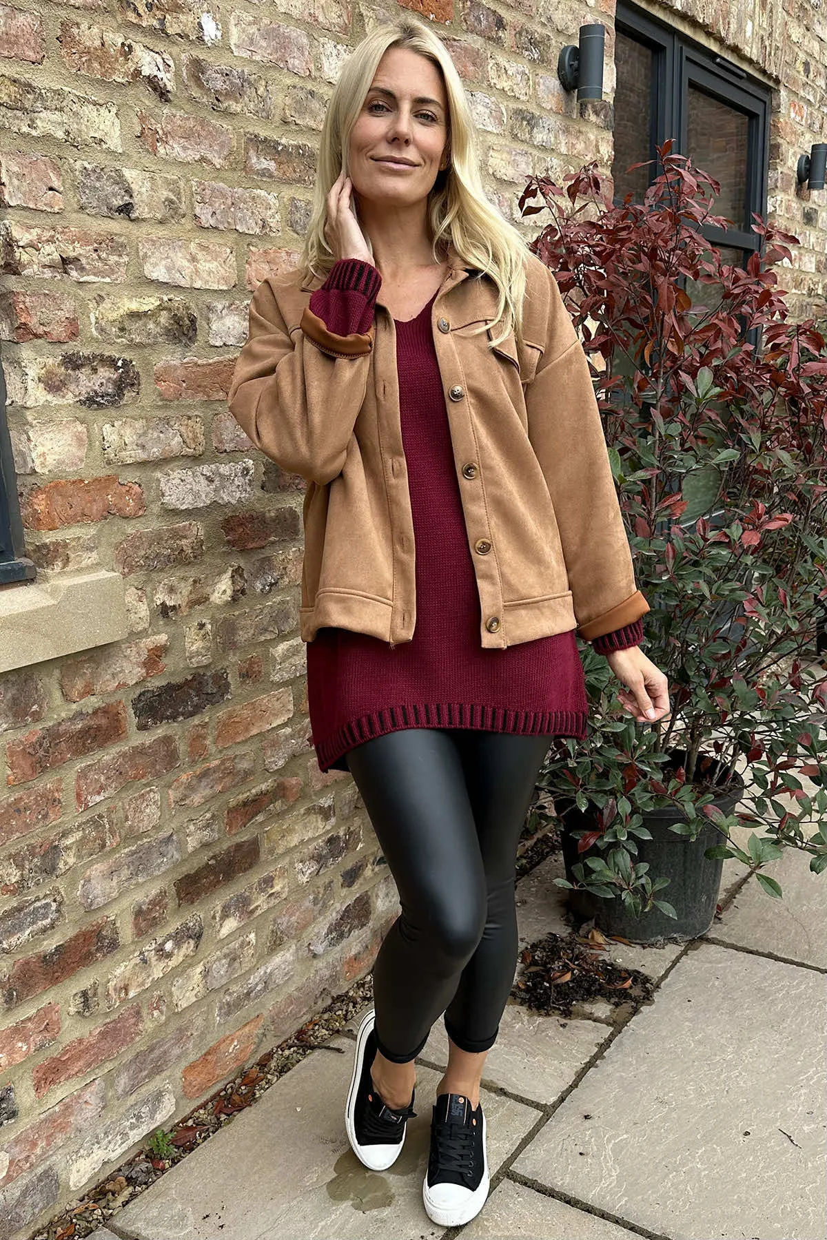 Harper Knitted Jumper Berry