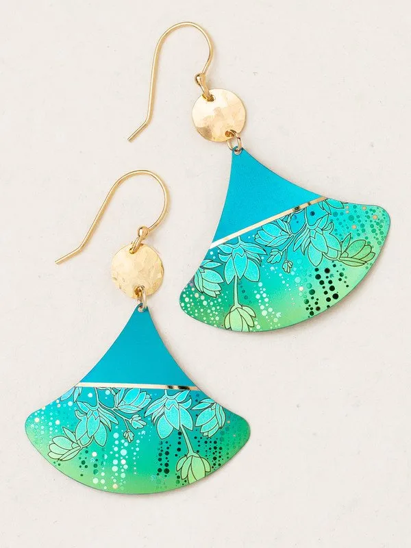Holly Yashi Tourquoise/Green Delia Earrings