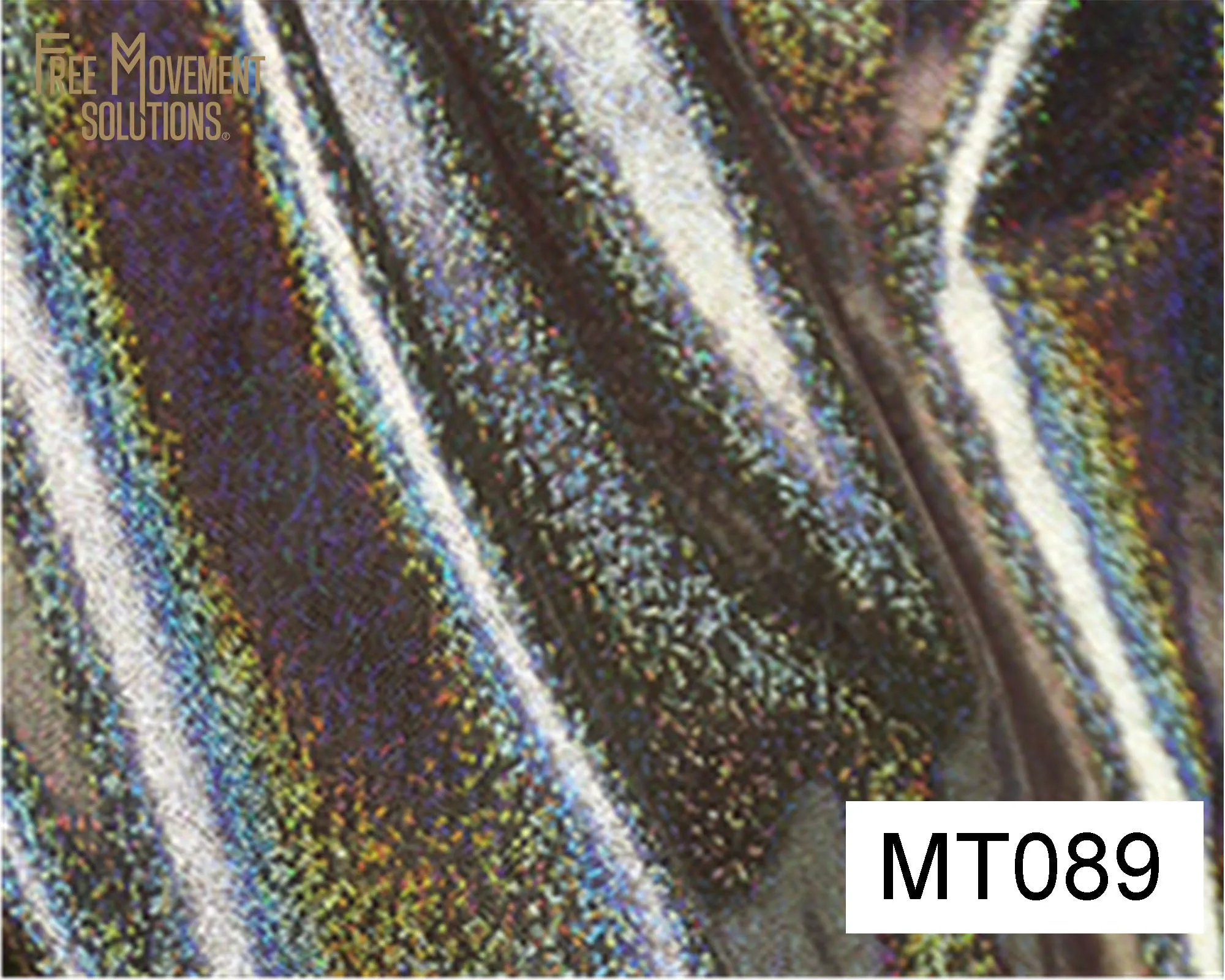 Holographic Metallic Poly Spandex Fabric