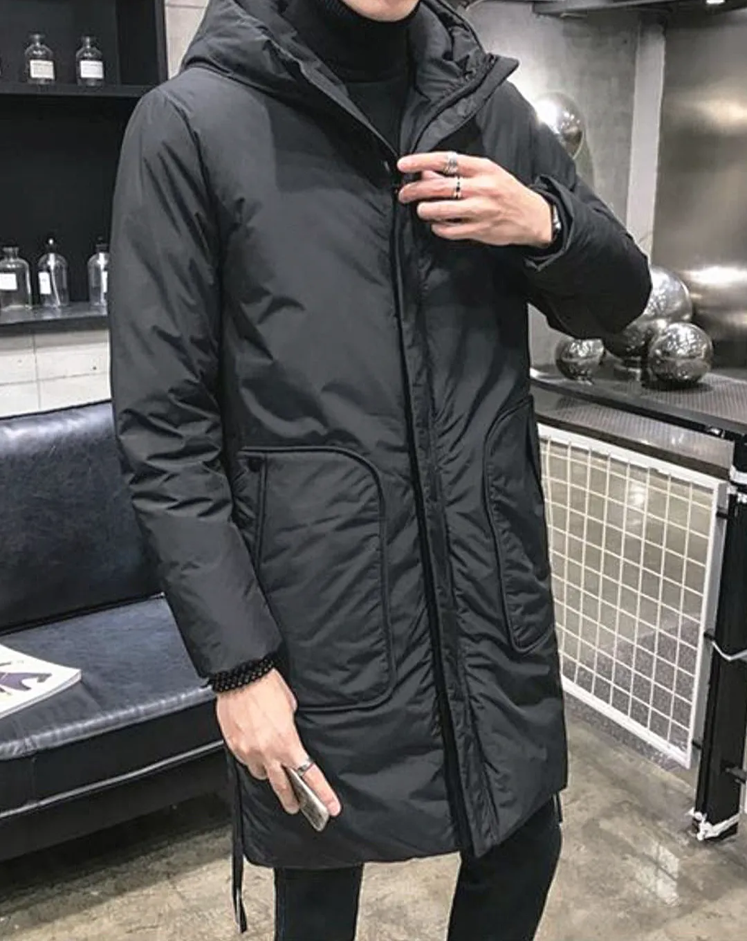 ♂Hooded Down Coat