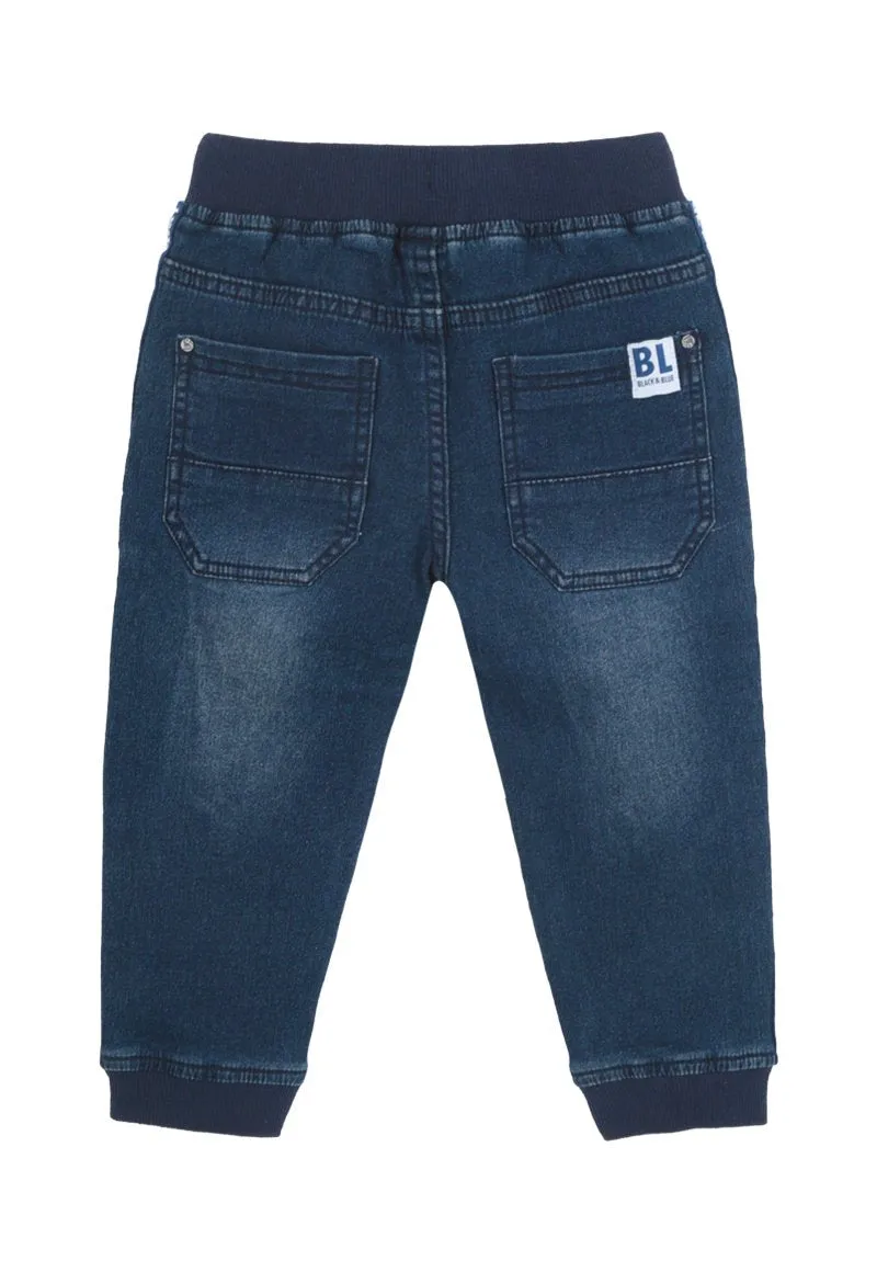 Jeans Style  Bebé Denim azul Black and Blue