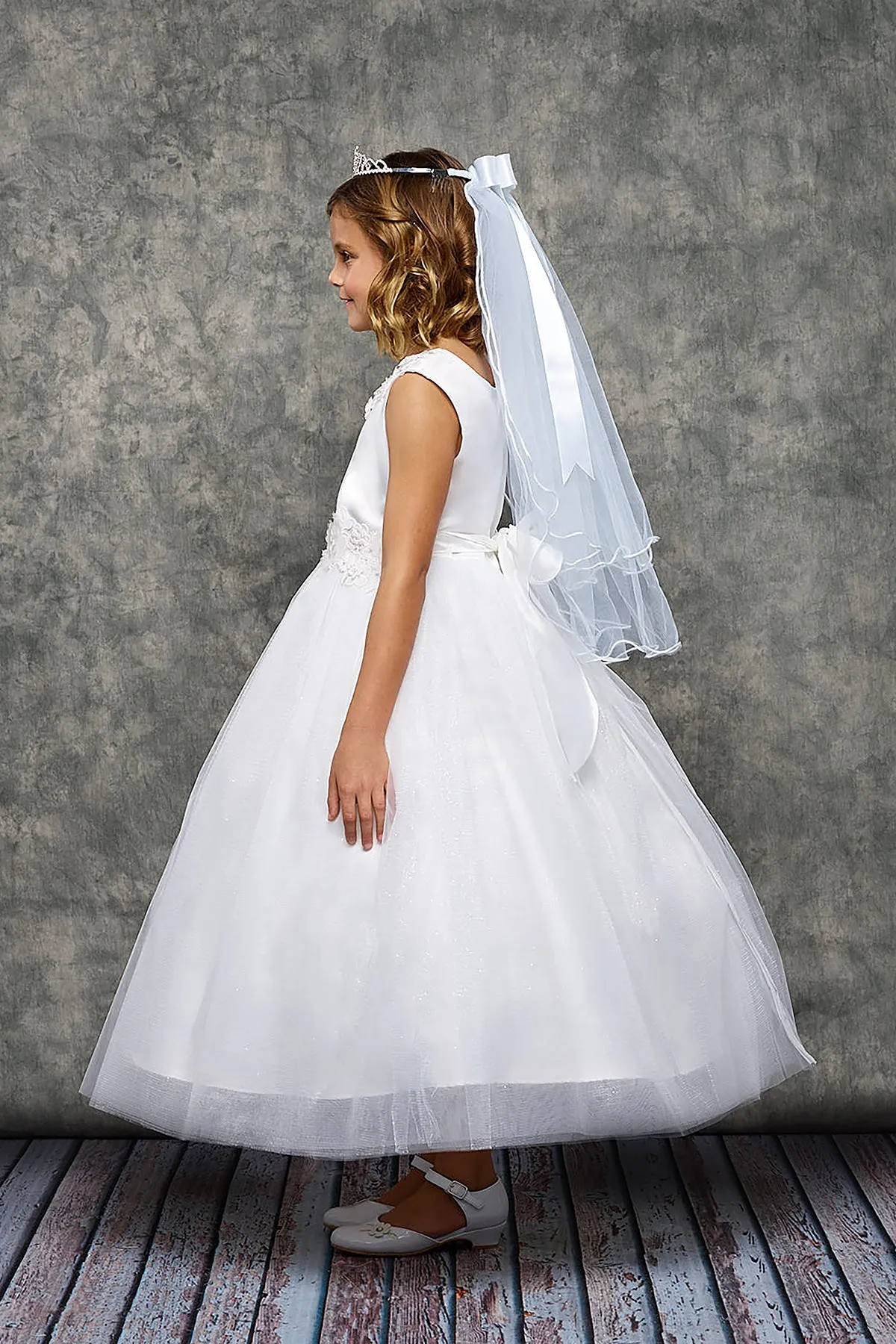 Luxurious Princess Ballgown First Communion Dress Style 458
