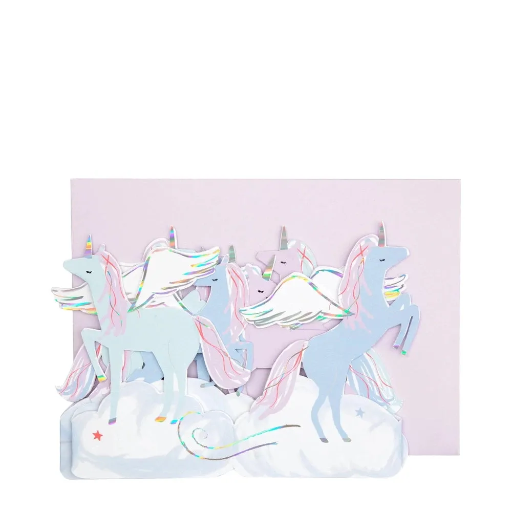 meri meri pegasus concertina card