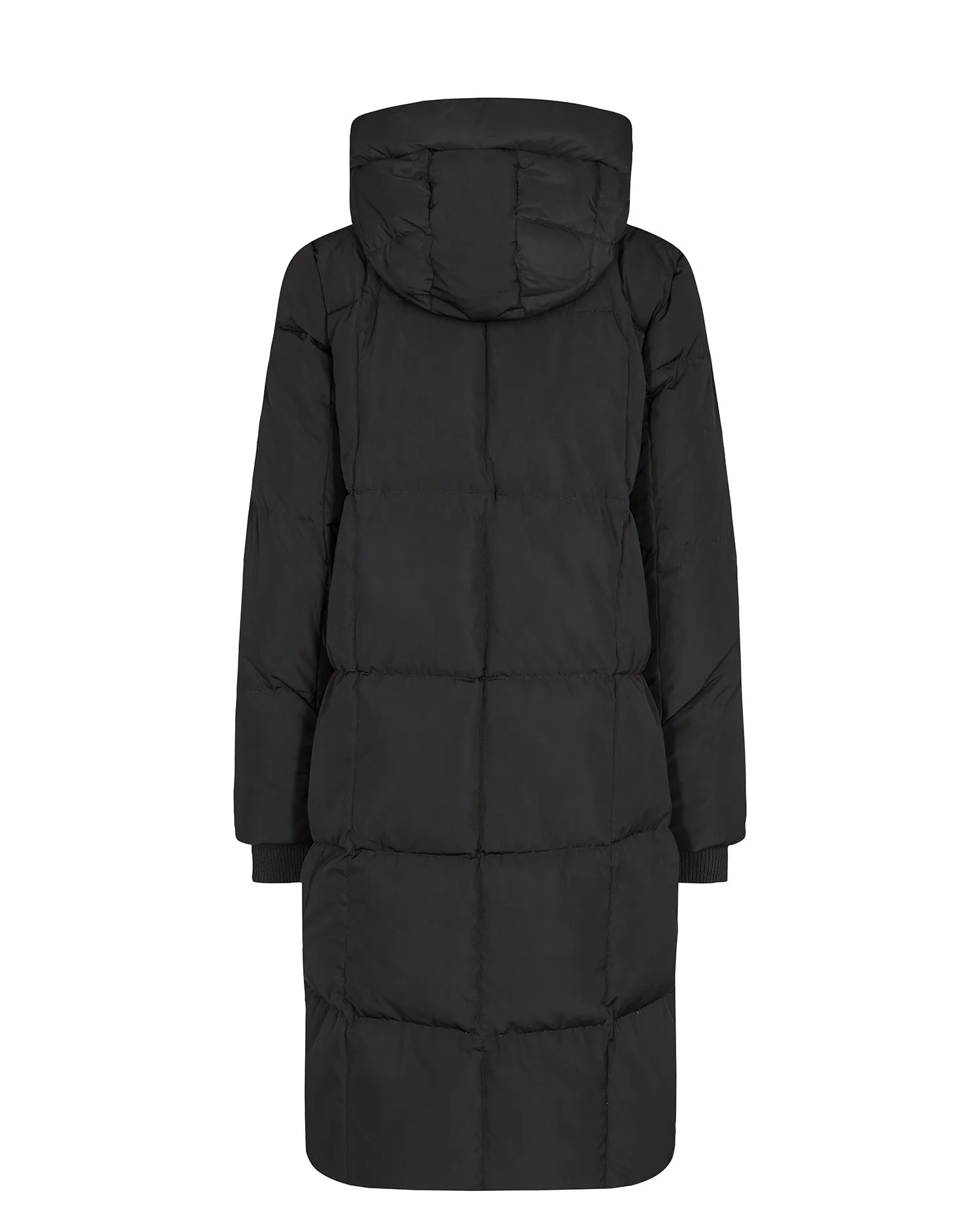 Nova Square Down Coat - Black