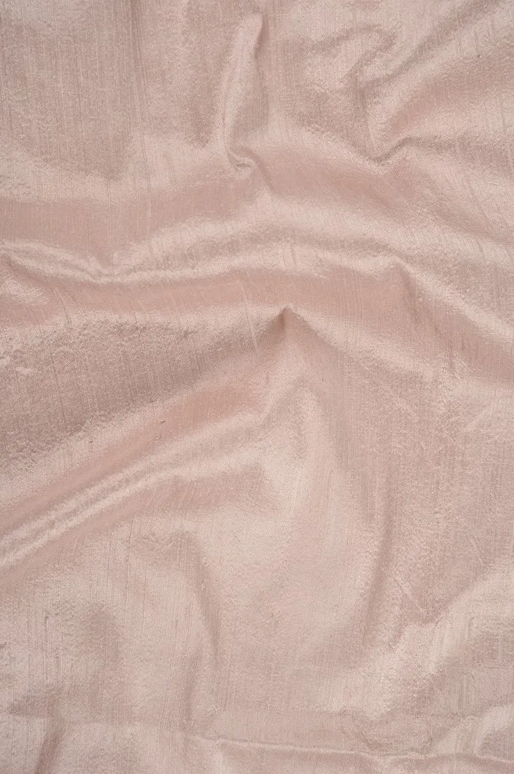 Peach Whip Dupioni Silk Fabric