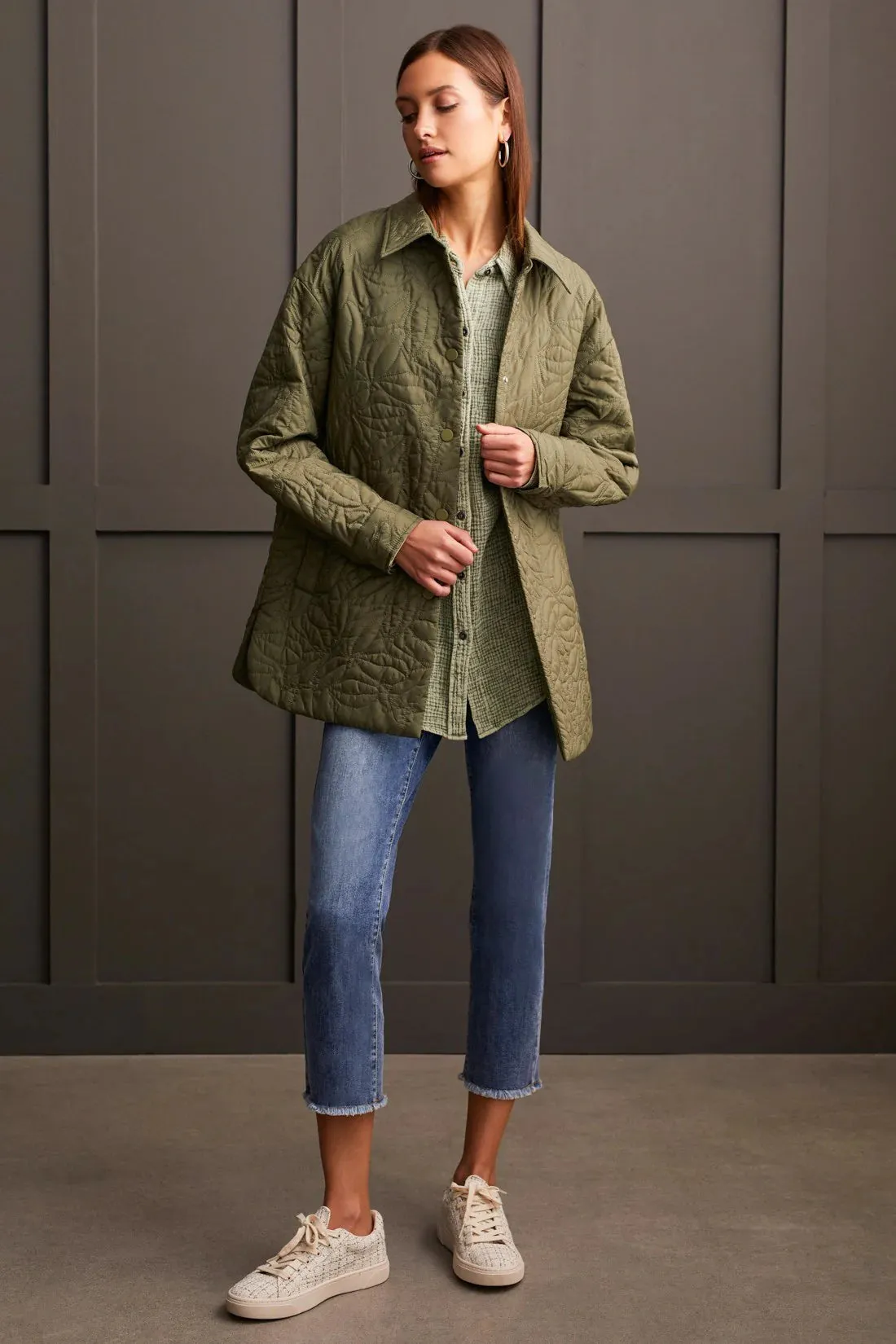 Quilted Shacket by Tribal