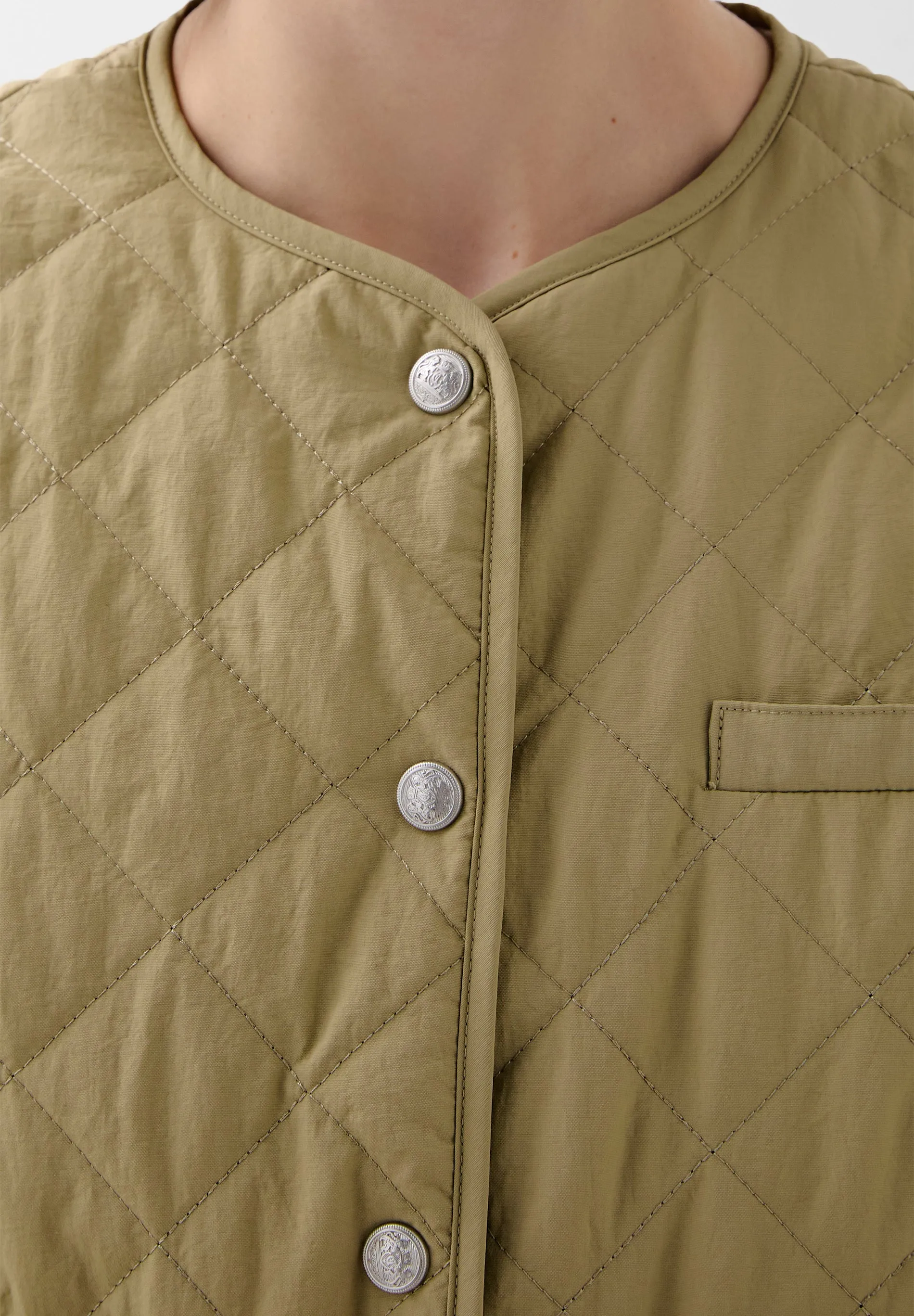 QUILTED WASHED NY JACKET