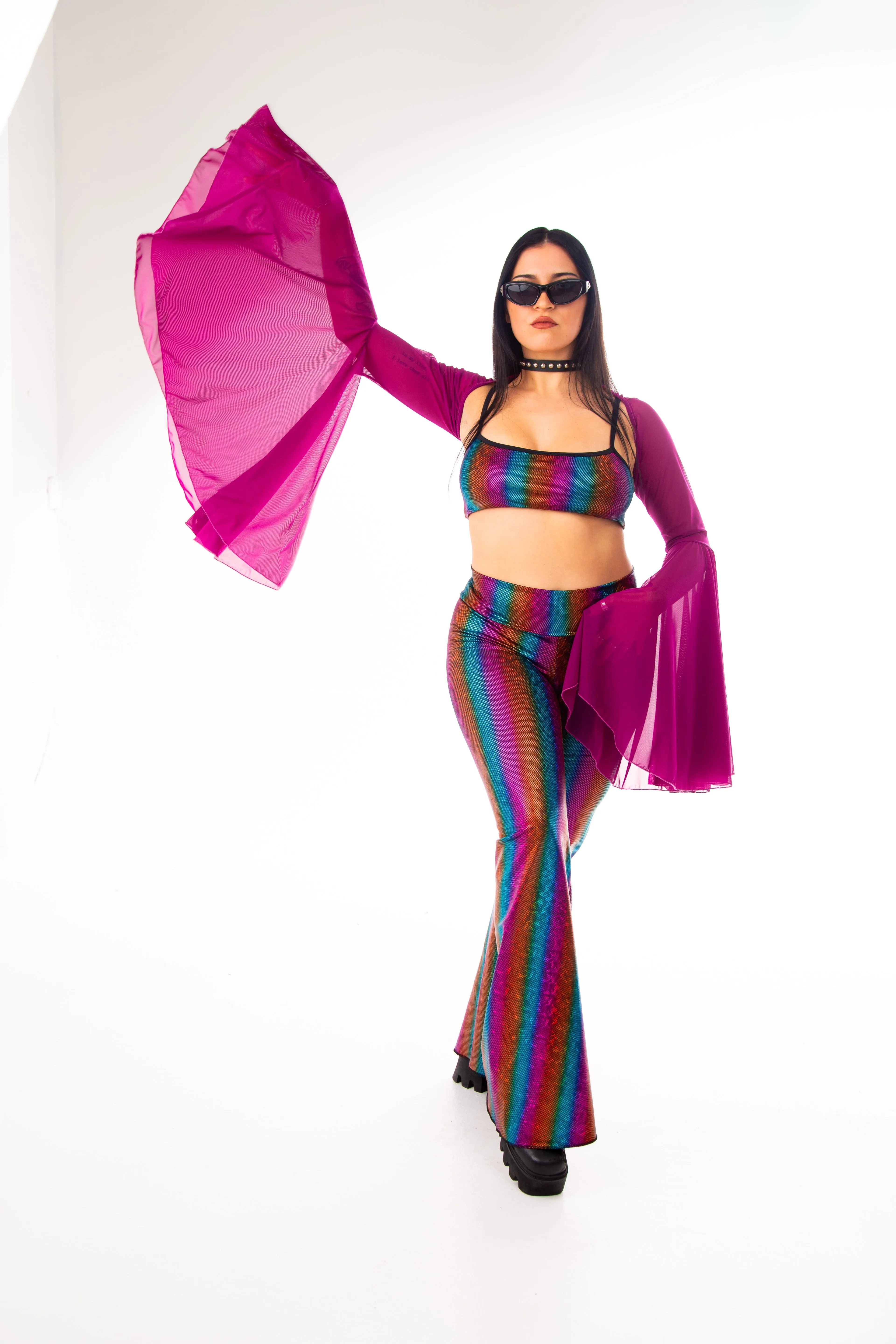 Rainbow Aura Bra Top