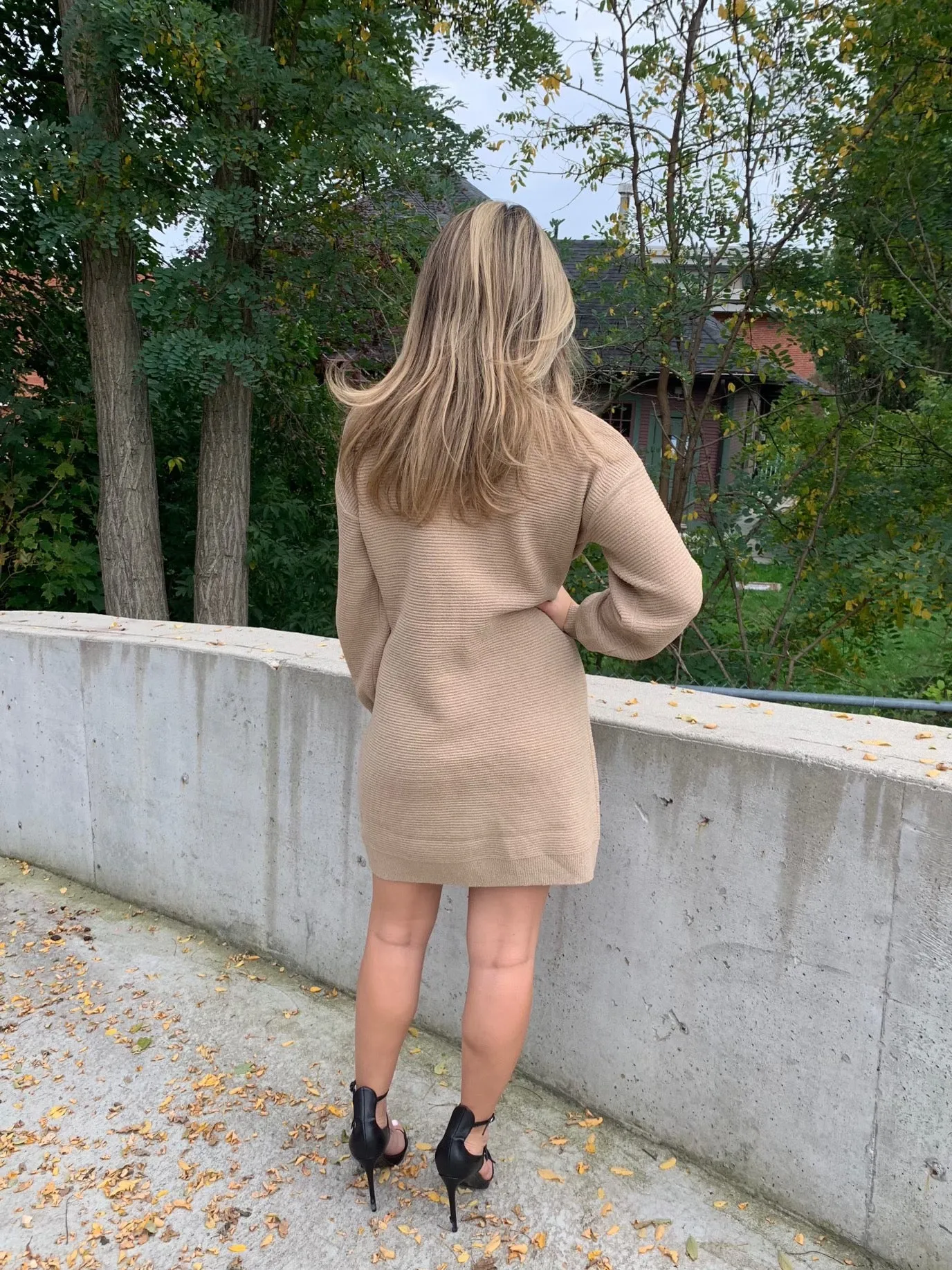 RAMONA KNIT DRESS - IRISH CREAM