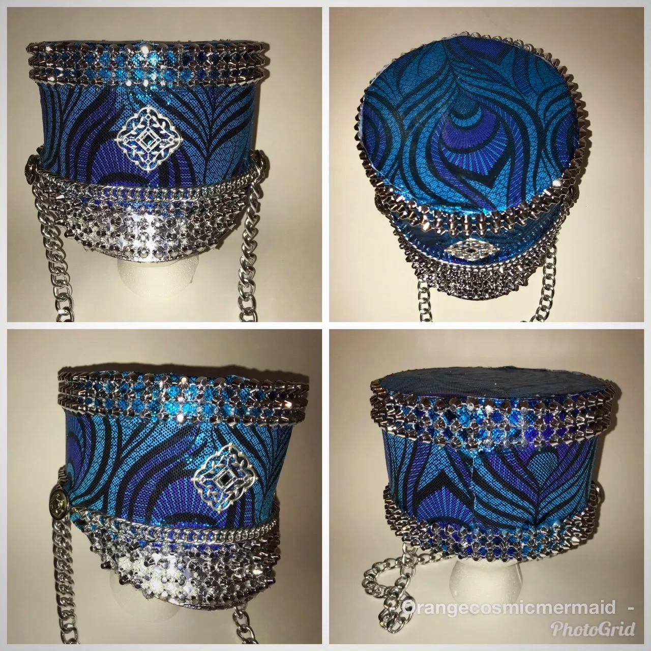 *SALE!* Cosmic Holographic Marcher Hat (More colors and patterns!)