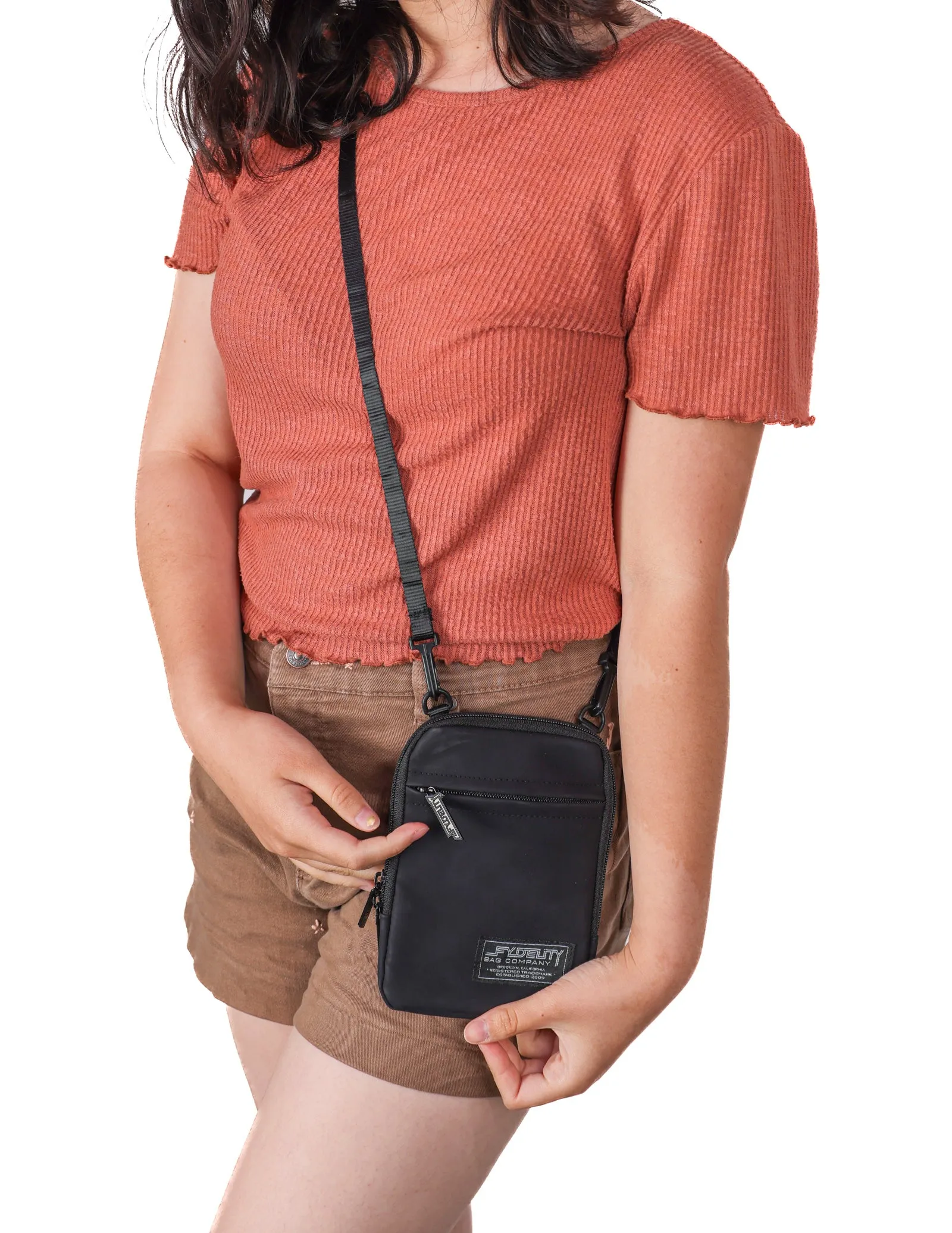 Slim Shady Bag | Crossbody | Vegan Black