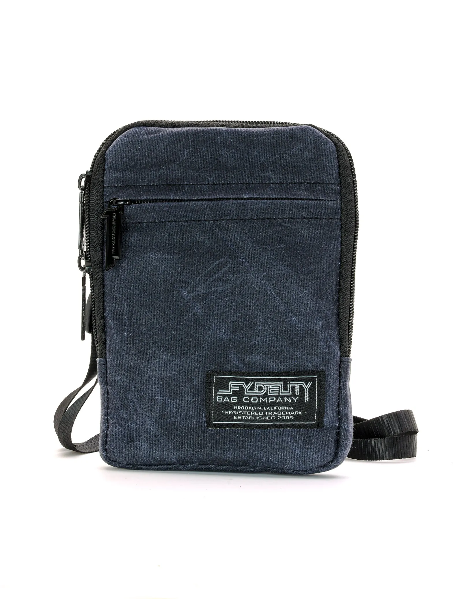 Slim Shady Bag | Crossbody | Waxed Cotton Black