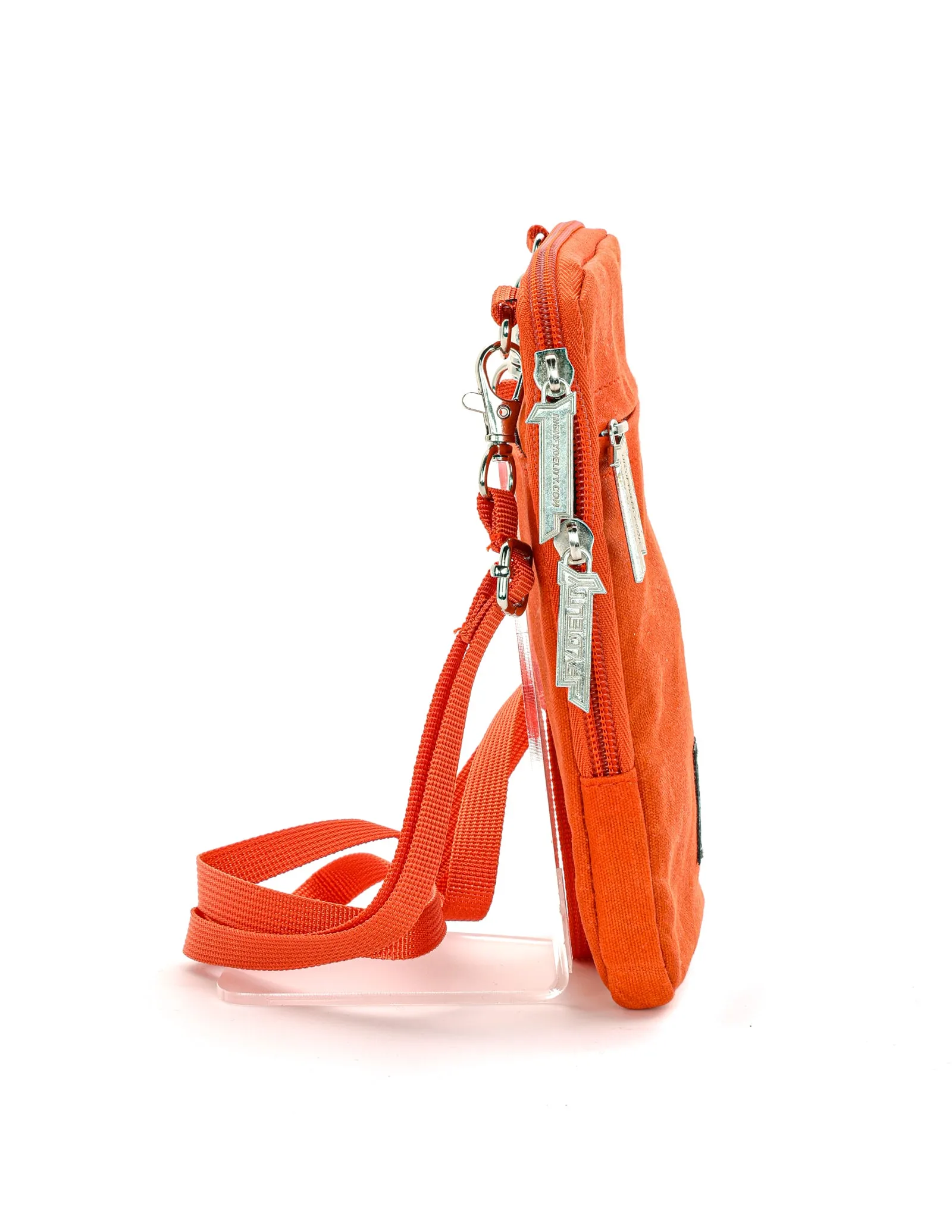 Slim Shady Bag | Crossbody | Waxed Cotton Red