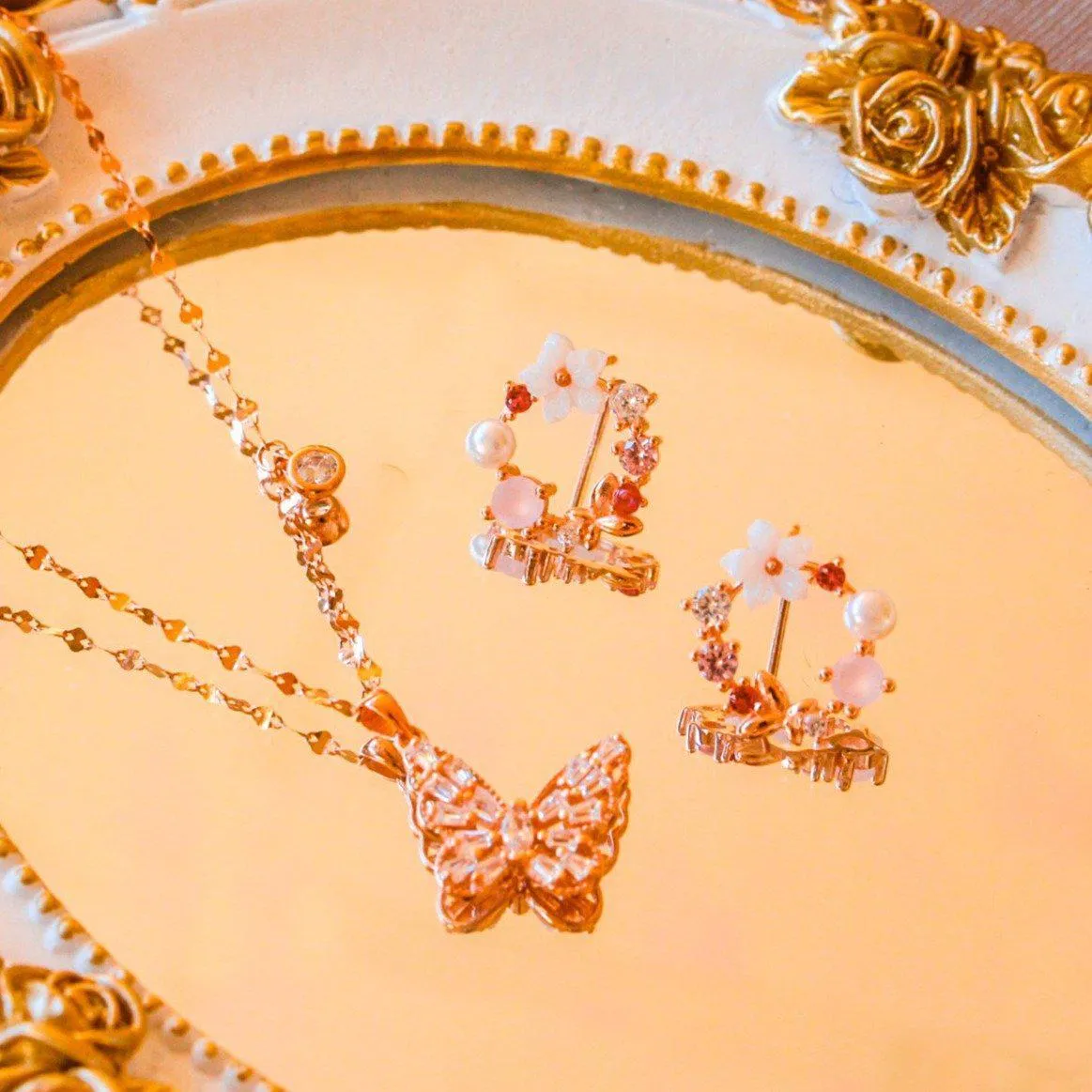Sparkle Butterfly Necklace