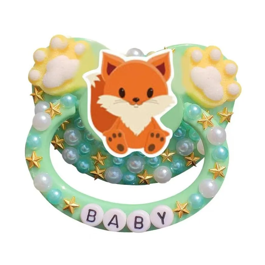 Strawbunny Baby Mint Deco Pacifier