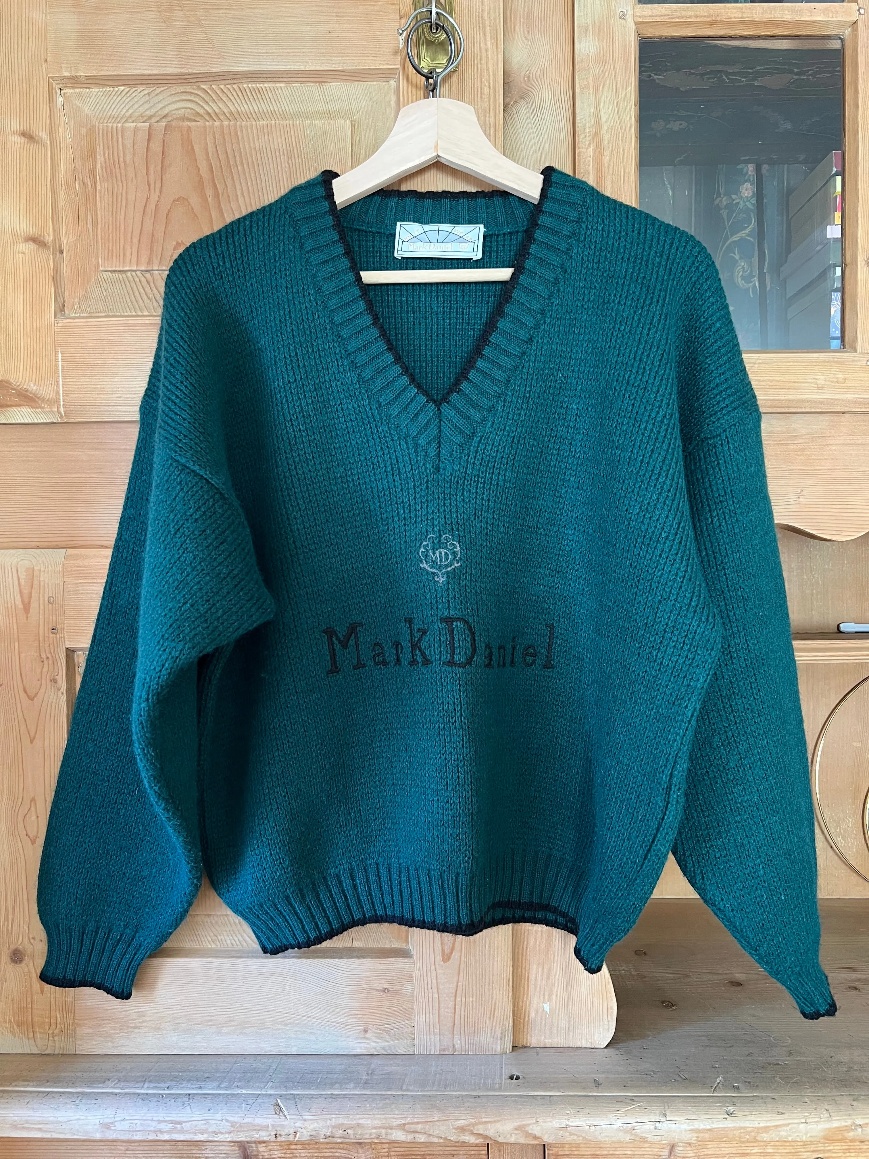 Vtg Green Jumper